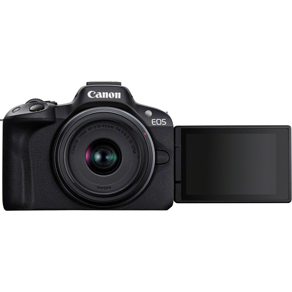 Canon EOS R50 Black + RF-S 18-45 IS STM