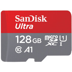 SanDisk Ultra MicroSDXC 128GB + SD Adapter