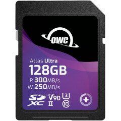 OWC Atlas S Ultra SDHC UHS-II V90 128GB