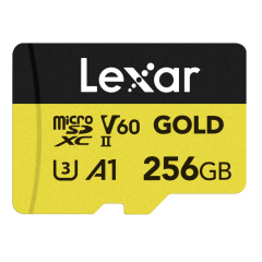 Lexar MicroSDXC Gold Series UHS-II 256GB V60