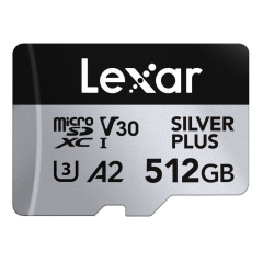 Lexar MicroSDXC Silver Plus UHS-1 512GB V30 R205/W150MB/s