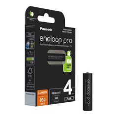 Panasonic Eneloop Pro 4x AAA Batterijen