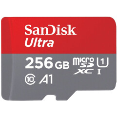 SanDisk Ultra MicroSDXC 256GB + SD Adapter