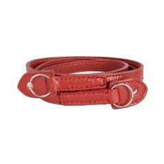 Bronkey Roma leren draagriem rood 95 cm (limited edition)