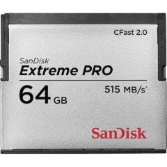 SanDisk CFast Extreme Pro 2.0 64GB VPG 130 525MB/s