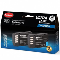 Hahnel Ultra HL-PLF19 Panasonic Type Twin Pack