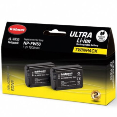 Hahnel Ultra HL-XW50 Sony Type Twin Pack