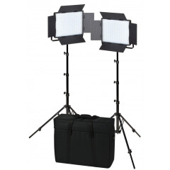 Nanlite 600-CSA dual kit (w/ case / light stand)