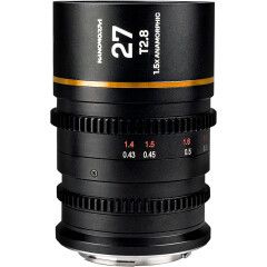 Laowa Nanomorph 27mm T2.8 1.5X S35 (Amber) (Cine) MFT