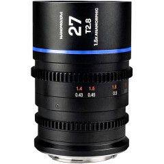 Laowa Nanomorph 27mm T2.8 1.5X S35 (Blue) (Cine) Arri PL+EF