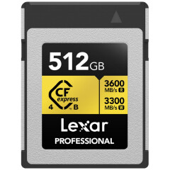 Lexar CFexpress Pro Gold 4.0 Type B 512GB 