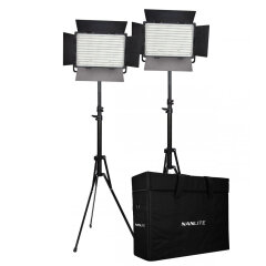 Nanlite 1200-CSA dual kit (w/ case / light stand)