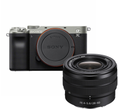 Sony A7C Zilver + 28-60mm