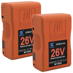 Fxlion BP-7S230 26V 230WH V-Lock Battery - 2 stuks