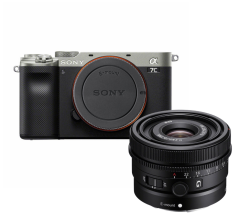 Sony A7C Zilver + 24mm