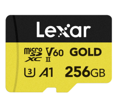 Lexar MicroSDXC Gold Series UHS-II 256GB V60