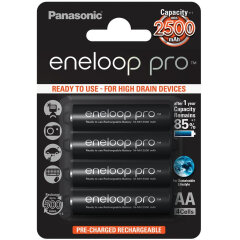 Eneloop Pro 4X AA 2450mAh