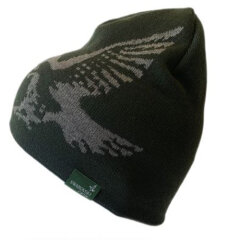 Swarovski Merino Beanie Hat - Groen