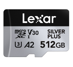 Lexar MicroSDXC Silver Plus UHS-1 512GB V30 R205/W150MB/s