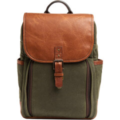 ONA Monterey Backpack Olive / Antique Cognac