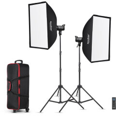 Godox SL100BI LED Video Light Two Light Kit