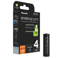 Panasonic Eneloop Pro 4x AA Batterijen