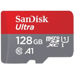 SanDisk Ultra MicroSDXC 128GB + SD Adapter