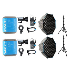 Nanlite FC-120B LED Bi-Colour Spot Light Dual Kit