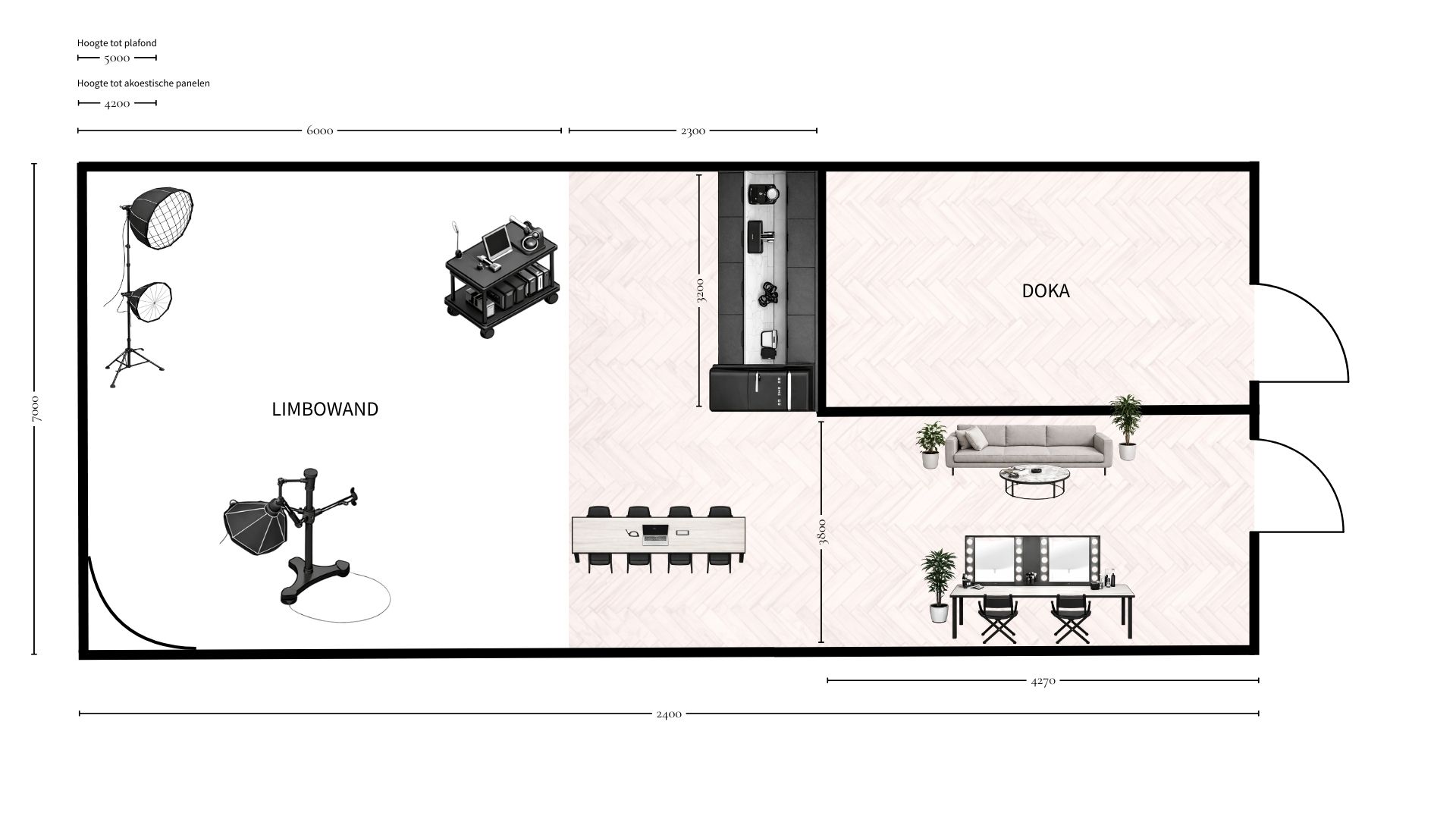 plattegrond colorwood fotostudio